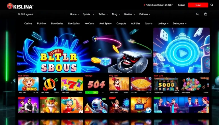 Engaging screenshot of ck4444 net platform highlighting diverse online games, live casino, and betting options with vibrant visuals and user-friendly layout.