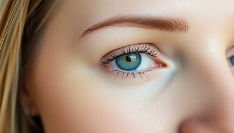 Before and after Oberlidstraffung Zürich: A detailed view of rejuvenated eyelids showcasing youthful and alert eyes.