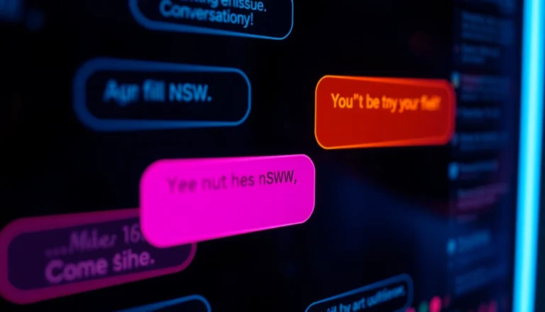 Engaging NSFW AI chat session with unfiltered conversations showcasing realistic interaction and digital intimacy for users seeking adult AI companionship.