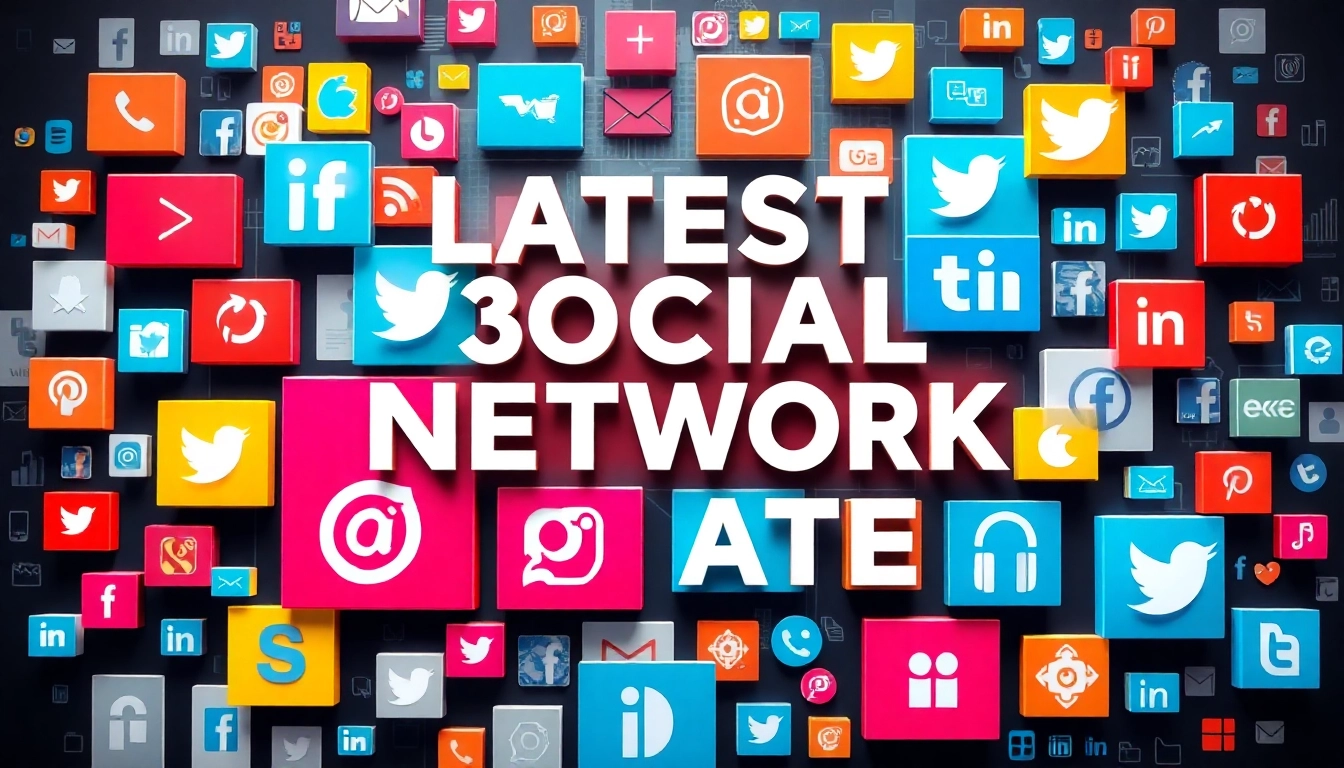 Latest Social Network Updates analysis on vibrant digital interface highlighting trends and